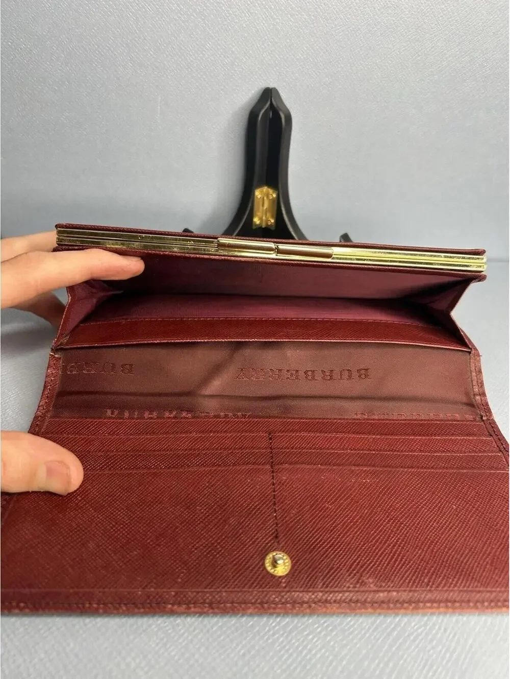 Burberry Plaid Long Wallet Purse Women Wallet Authentic